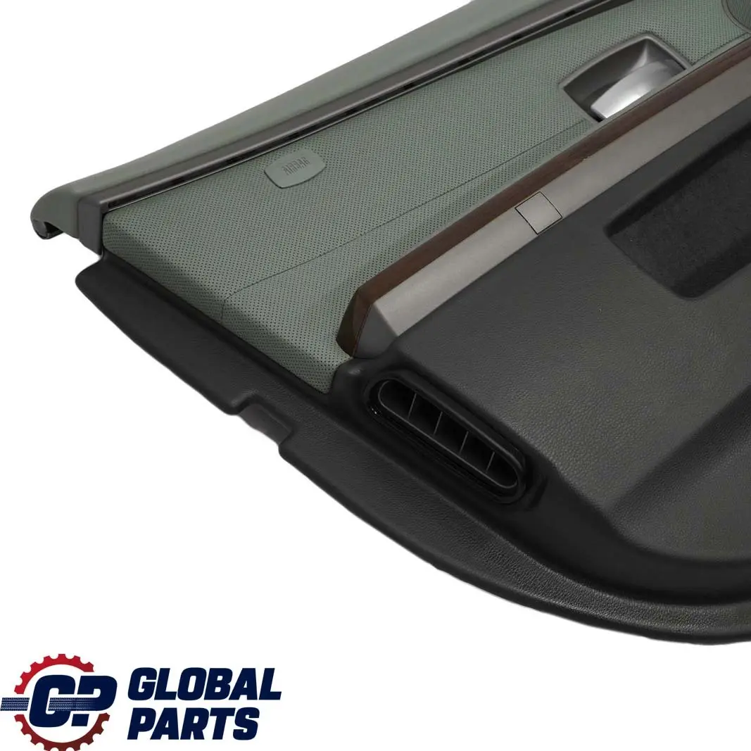 Front Left N/S Door Card Leather Nasca Green Lining Trim to BMW 7 Series E65 E66 with Part number 7142669 BMW 7 Series E65 E66 Front Left N/S Door Card Leather Nasca Green Lining Trim - SKU 7142669 - Part number 7142669