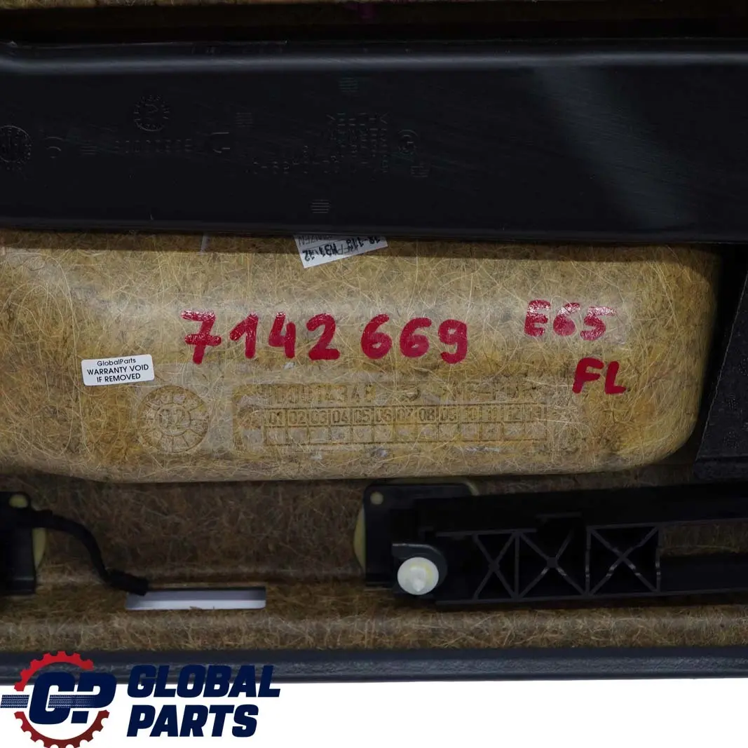 BMW 7 E65 E66 Panneau Portieres Revetement a L'Avant Gauche Cuir Nasca Vert - SKU 7142669 - Numéro de pièce 7142669