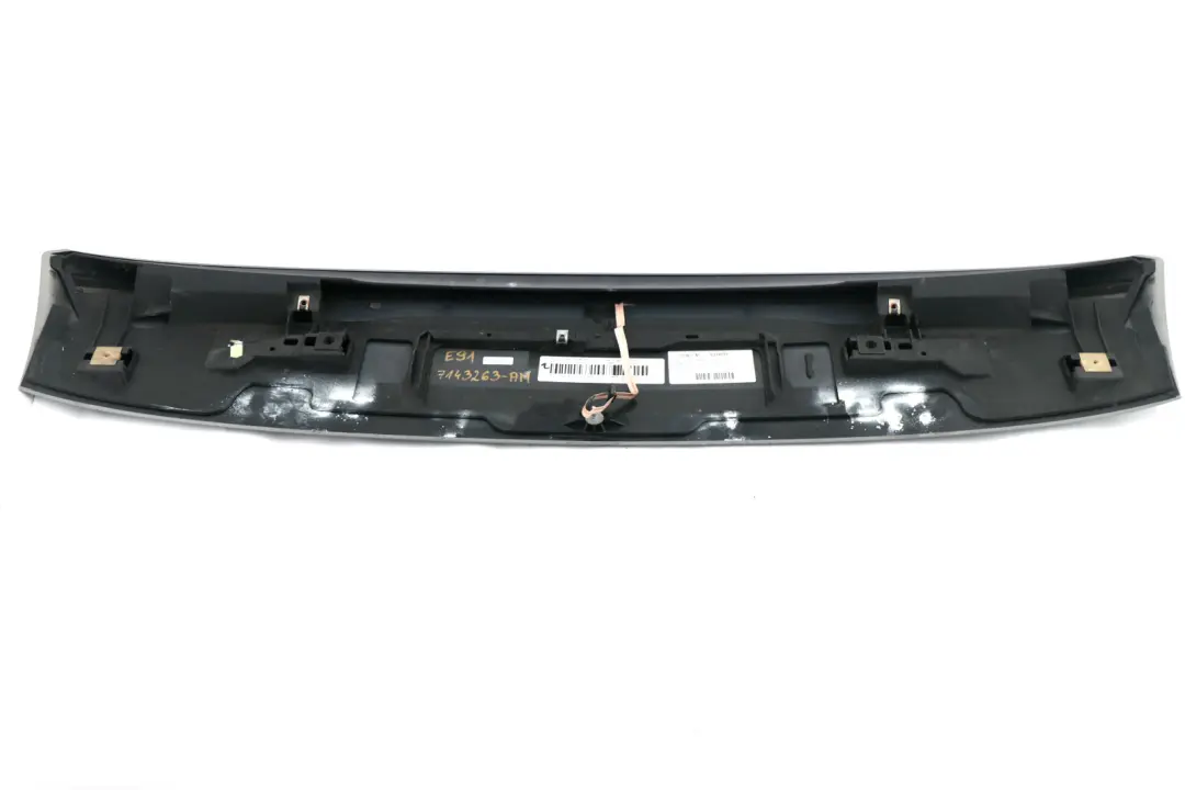 Boot Trunk Lid Rear Spoiler Arktis Metallic to BMW 3 Series E91 Touring with Part number 7143263 BMW 3 Series E91 Touring Boot Trunk Lid Rear Spoiler Arktis Metallic - SKU 7143263-AM - Part number 7143263