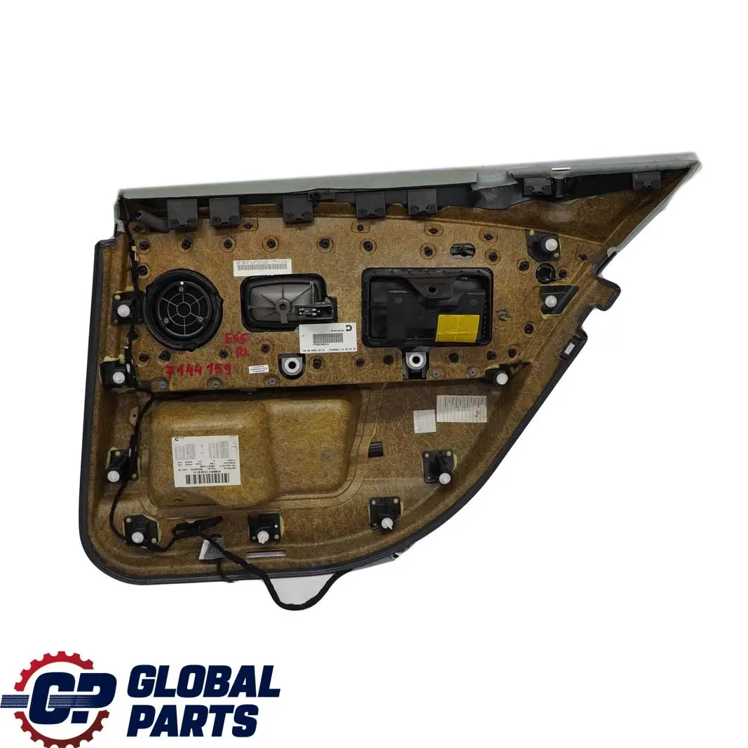 BMW E65 Pannello Porta Copertura Posteriore Sinistra Pelle Nasca Verde - SKU 7144159 - Numero di parte 7144159