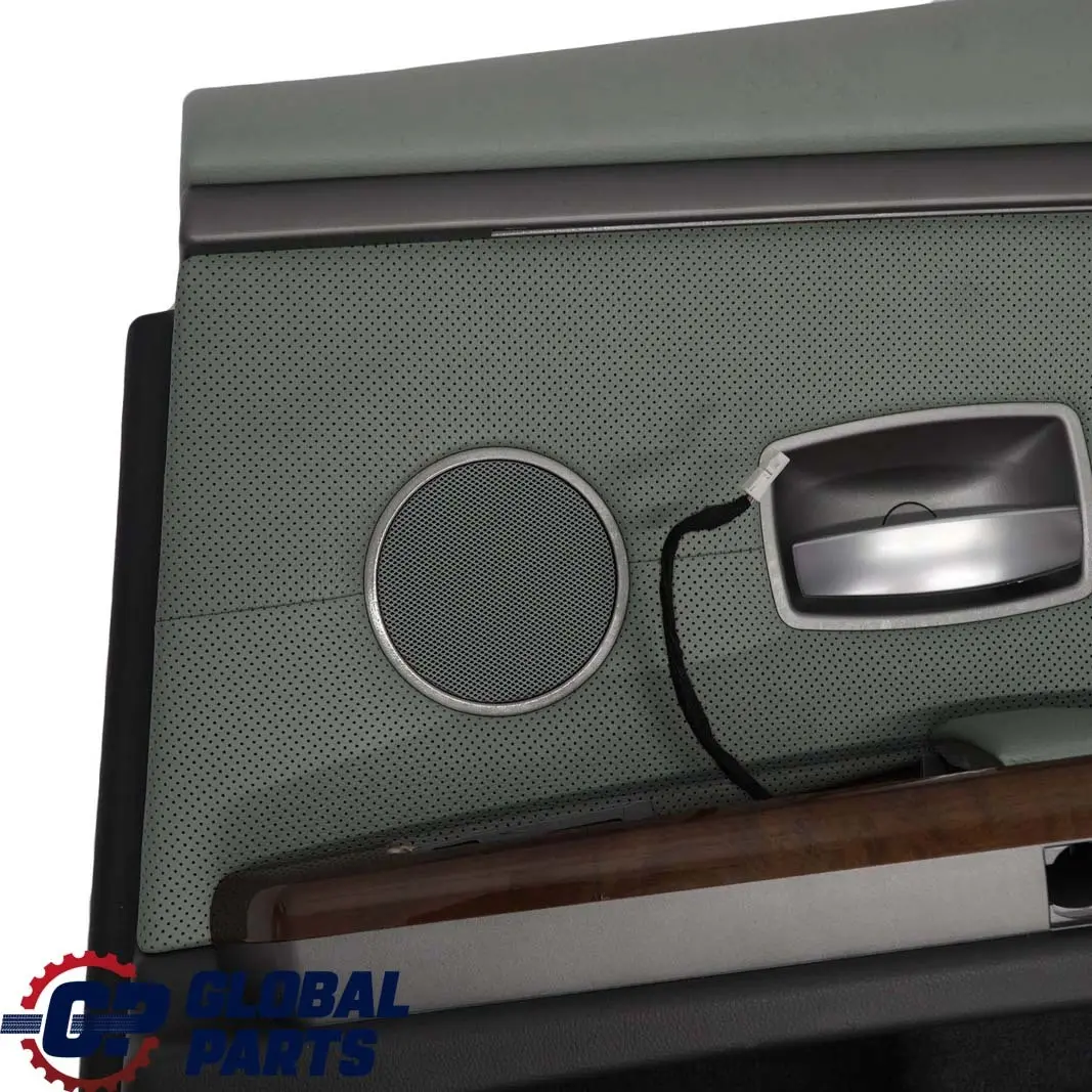 BMW 7 Series E65 Rear Right O/S Door Card Leather Nasca Green Lining Trim - SKU 7144160 - Part number 7144160