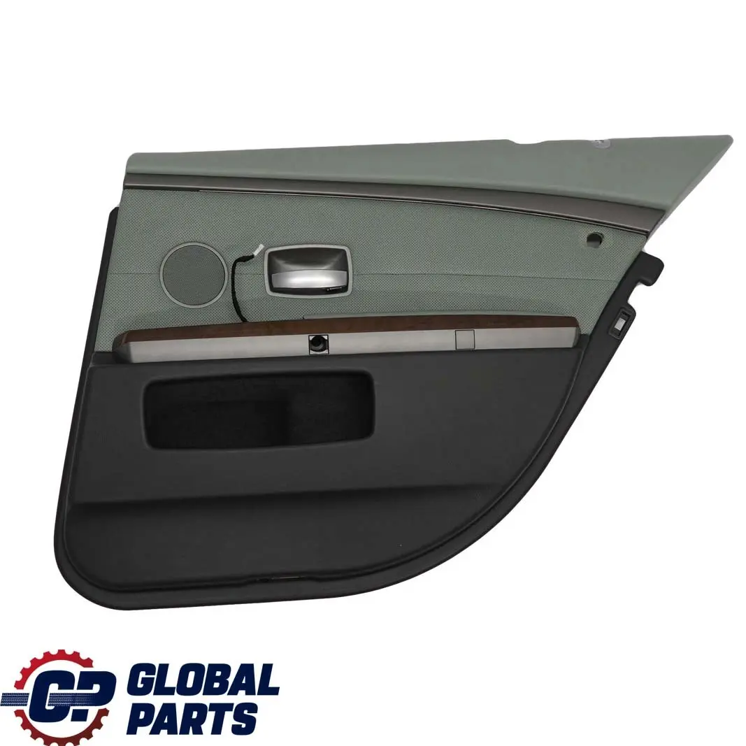 BMW 7 er E65 Türverkleidung Abdeckung Hinten Rechts Leder Nasca Gruen - SKU 7144160 - Teilenummer 7144160