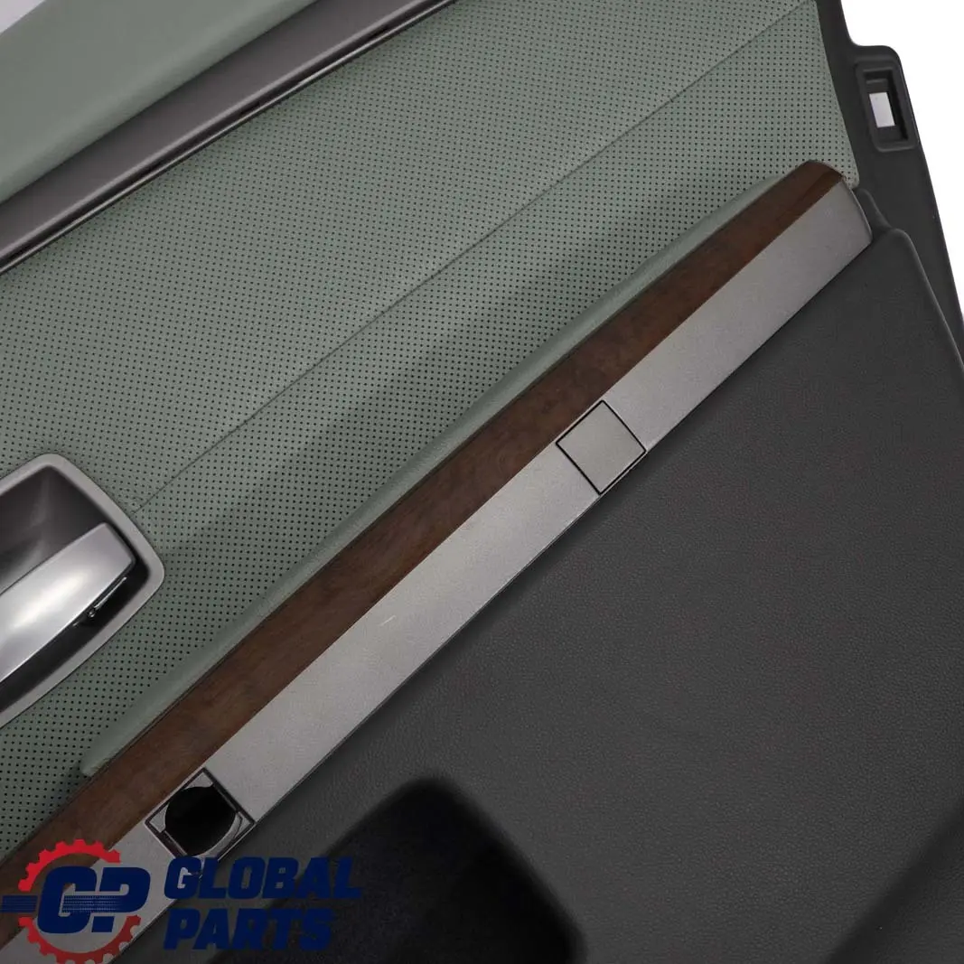 Trasera Derecha O / S Tarjeta De Puerta De cuero Nasca Verde Forro Trim para BMW E65 con número de pieza 7144160 BMW E65 Trasera Derecha O / S Tarjeta De Puerta De cuero Nasca Verde Forro Trim - SKU 7144160 - Número de pieza 7144160