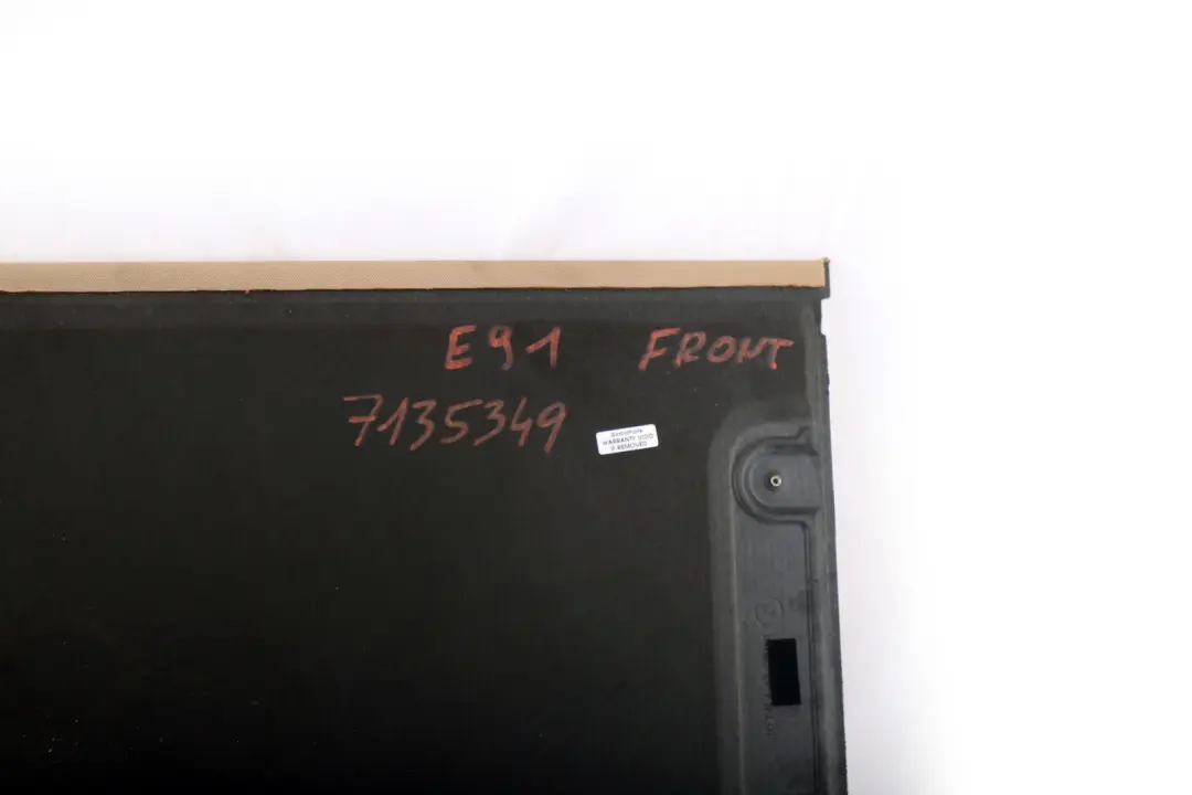 Sunroof Sliding Roof Cover Rear Suspended Headliner Beige to BMW 3 Series E91 with Part number 7144233 BMW 3 Series E91 Sunroof Sliding Roof Cover Rear Suspended Headliner Beige - SKU 7144233 - Part number 7144233