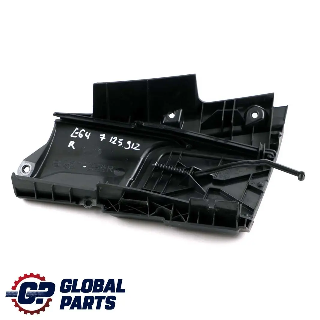 Flap Linkage Outlet Folding Top Lid Roof Right O/S Cover Black to BMW 6 E64 with Part number 7144244 BMW 6 E64 Flap Linkage Outlet Folding Top Lid Roof Right O/S Cover Black - SKU 7144244 - Part number 7144244