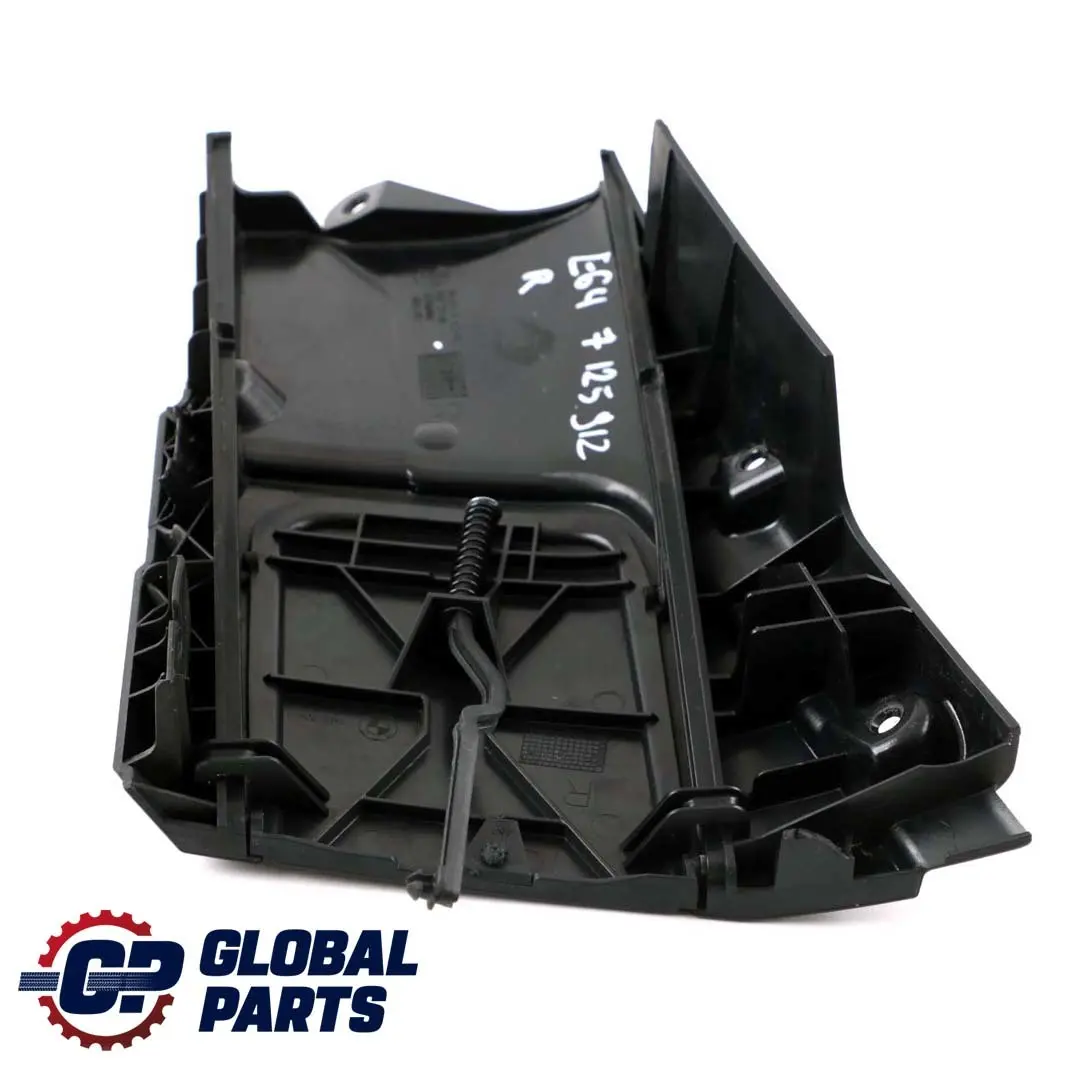 BMW 6 E64 Flap Linkage Outlet Folding Top Lid Roof Right O/S Cover Black - SKU 7144244 - Part number 7144244