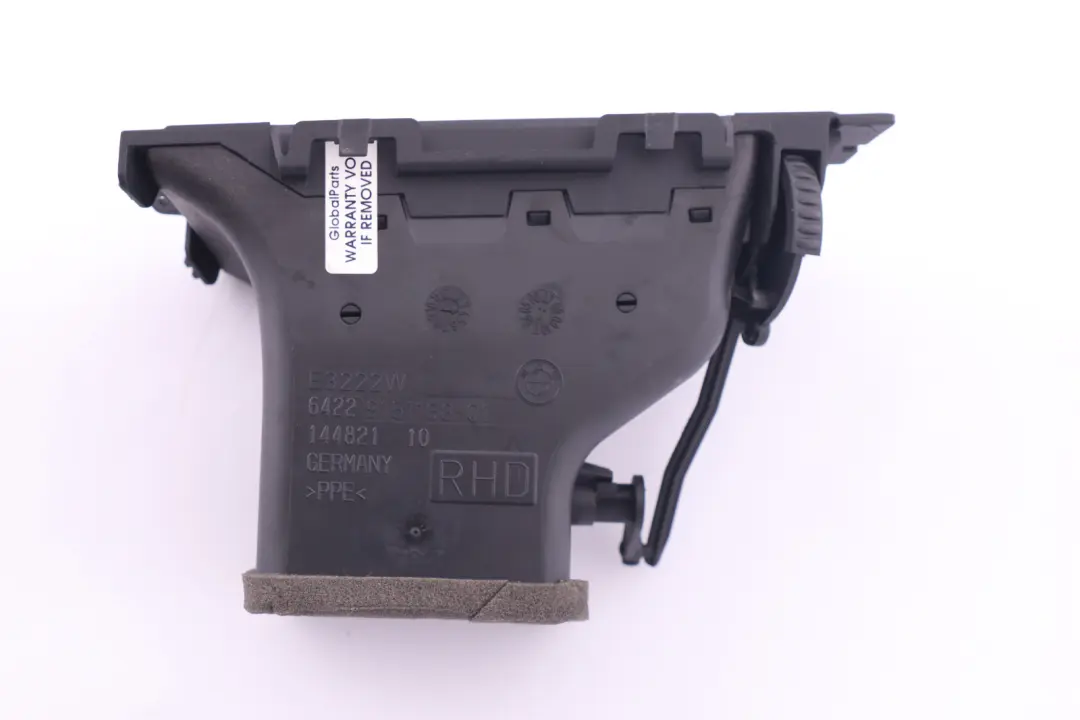 BMW E90 E91 E92 Griglia Dell'aria Fresca A Destra Del Cruscotto 9130466 9151168 - SKU 7144248 - Numero di parte 64227144248