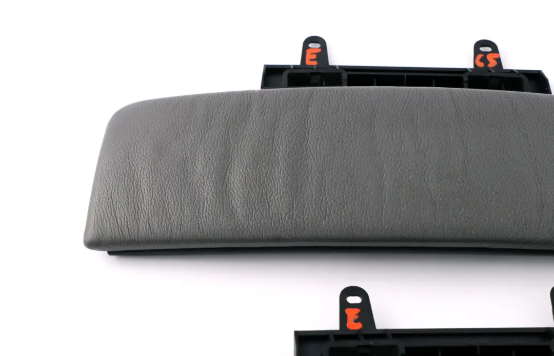 Set Cover Centre Armrest Front Leather Flanellgrau to BMW 7 Series E65 E66 E67 with Part number 7144297 BMW 7 Series E65 E66 E67 Set Cover Centre Armrest Front Leather Flanellgrau - SKU 7144297 - Part number 7144297