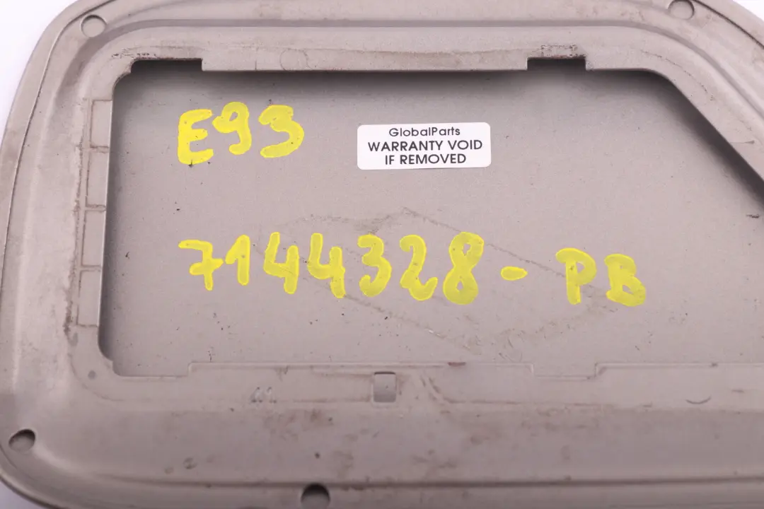 E93N LCI Fuel Cover Fill In Flap Platinbronze to BMW 3 Series E93 with Part number 7144328 BMW 3 Series E93 E93N LCI Fuel Cover Fill In Flap Platinbronze - SKU 7144328-PB - Part number 7144328