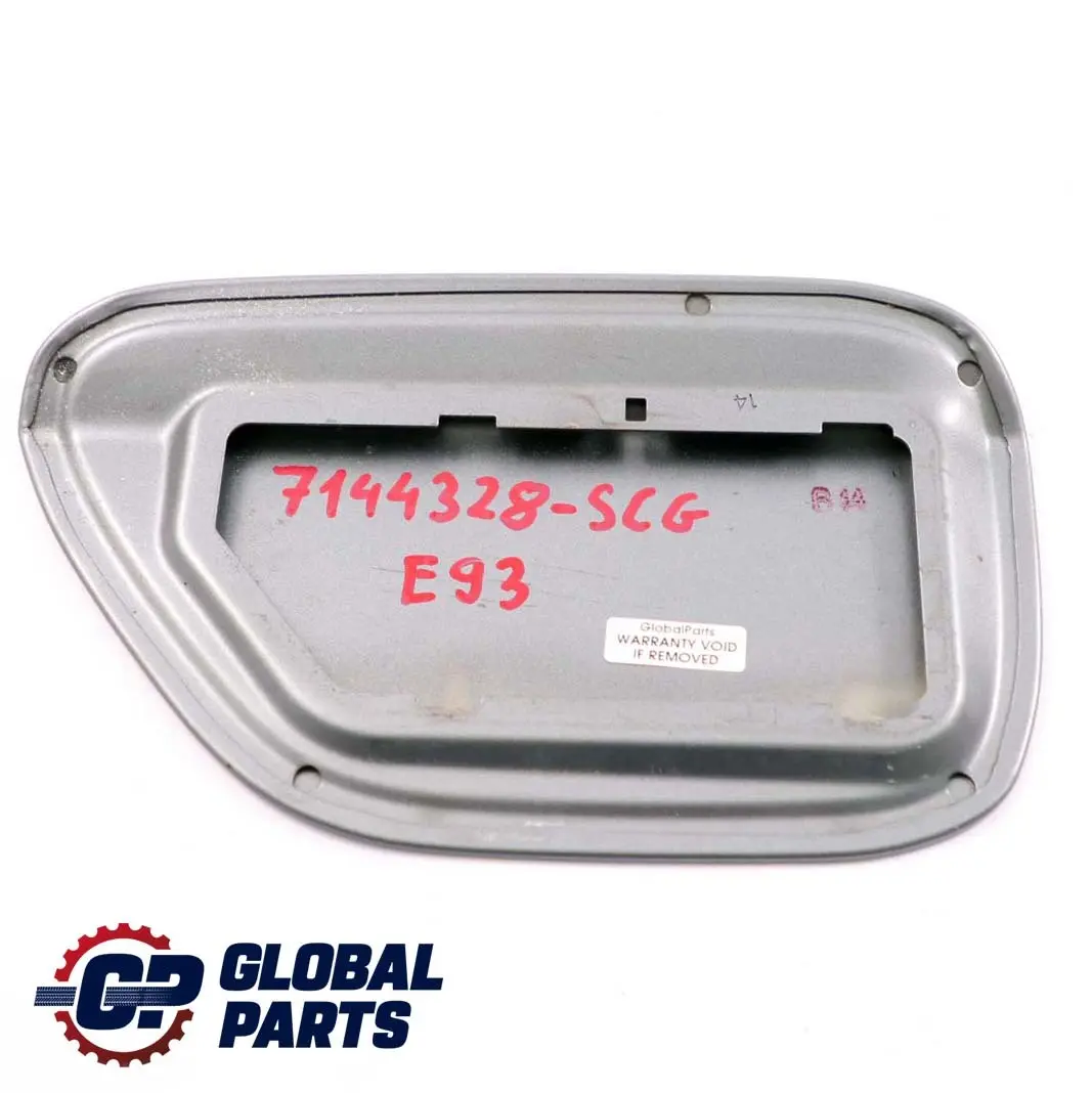E93N LCI Bouchon de Reservoir Spacegrau Metallique A52 Gris pour BMW 3 E93 à propos du numéro de pièce 7144328 BMW 3 E93 E93N LCI Bouchon de Reservoir Spacegrau Metallique A52 Gris - SKU 7144328-SCG - Numéro de pièce 7144328