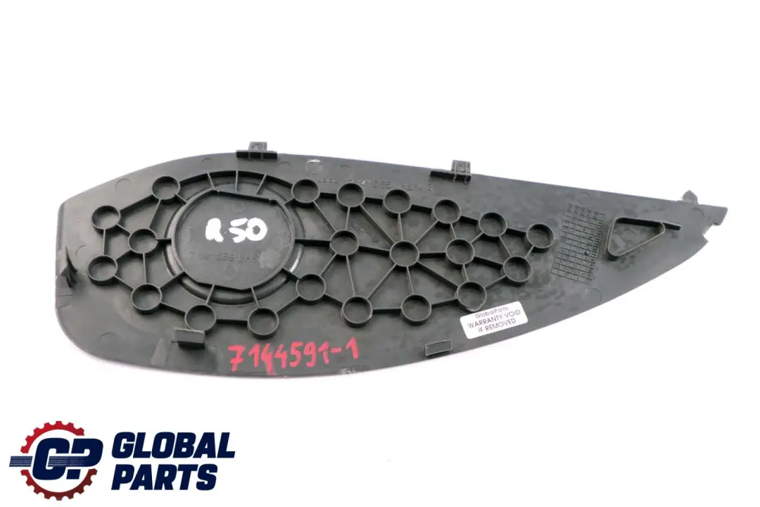 Trim Panel Cover Left Panther Black N/S 7141065 to Mini 1 R50 R52 R53 Dash with Part number 7144591 Mini 1 R50 R52 R53 Dash Trim Panel Cover Left Panther Black N/S 7141065 - SKU 7144591-1 - Part number 7144591