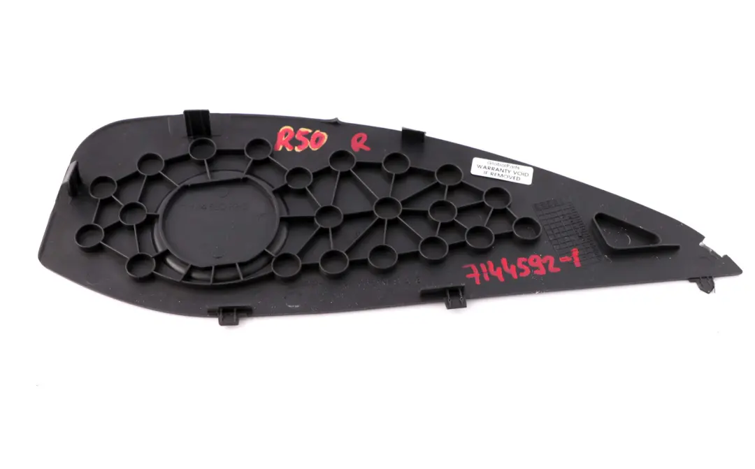 Mini Cooper One R50 R52 R53 Housse de tableau de bord droite Panther Black - SKU 7144592-1 - Numéro de pièce 1171152