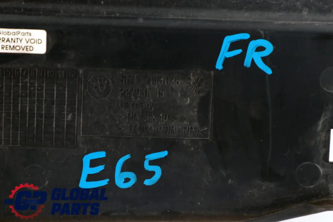 BMW E65 E66 Prese D Aria Anteriore Destro - SKU 7145028 - Numero di parte 7145028