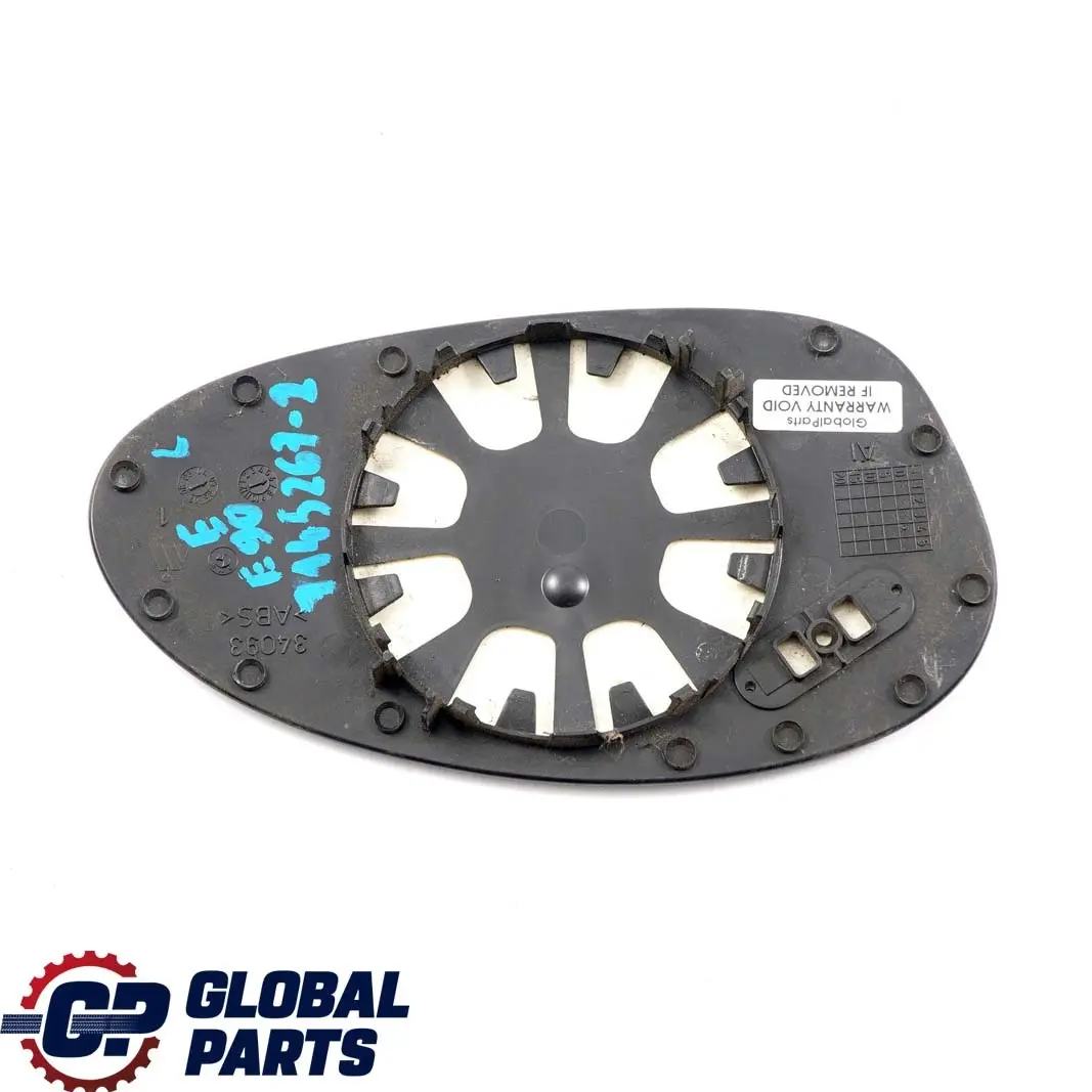 BMW E81 E87 E90 E91 E93 Specchio Retrovisore Sinistro Vetro Grandangolare - SKU 7145267-2 - Numero di parte 7145267