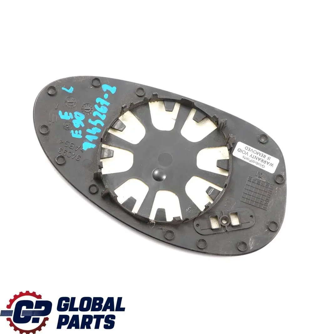 BMW E81 E87 E90 E91 E93 Left N/S Wing Mirror Glass Wide Angle - SKU 7145267-2 - Part number 7145267