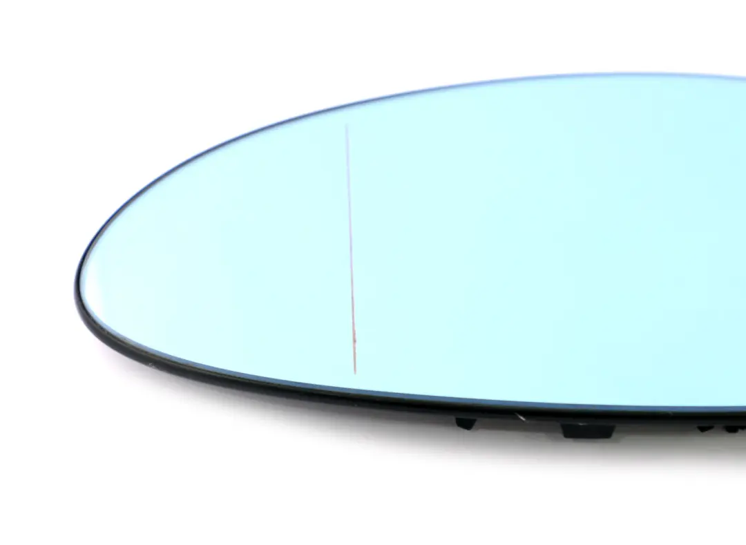 Left N/S Wing Mirror Glass Heated Wide Angle Blue to BMW E81 E87 E90 E91 with Part number 7145267 BMW E81 E87 E90 E91 Left N/S Wing Mirror Glass Heated Wide Angle Blue - SKU 7145267-6 - Part number 7145267
