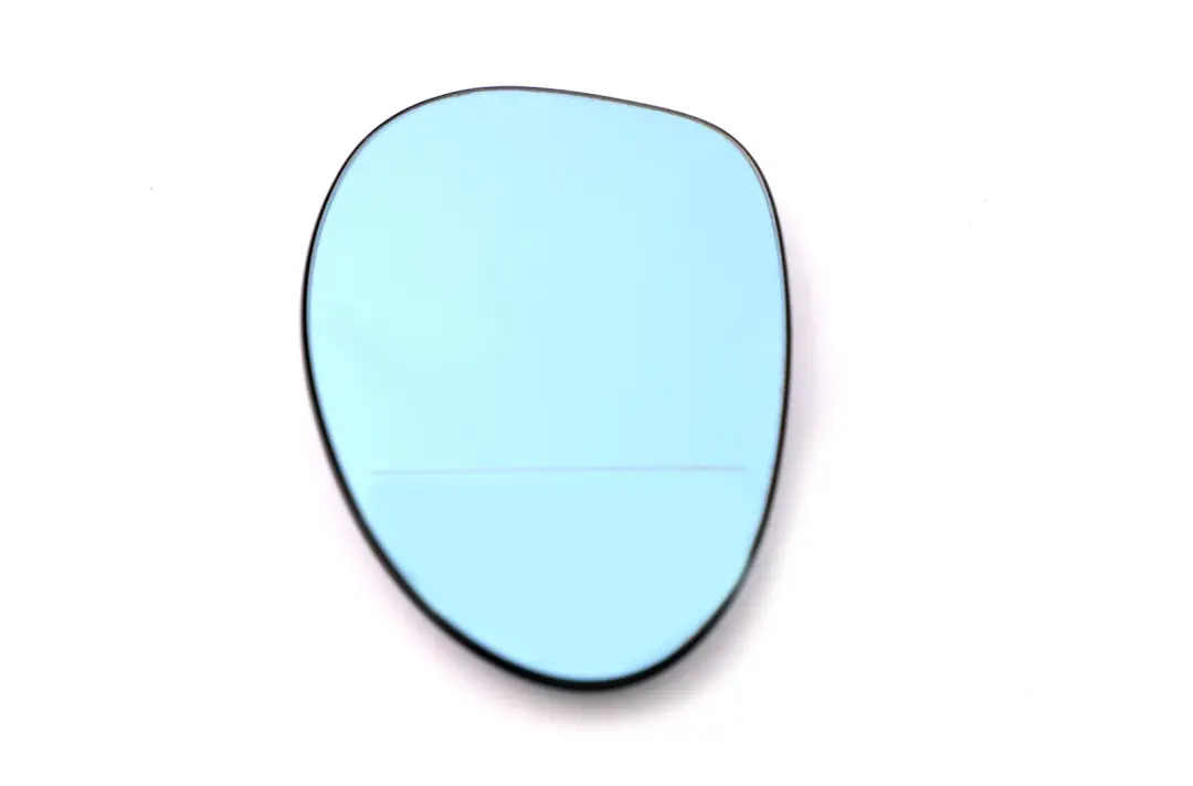Left N/S Wing Mirror Glass Heated Wide Angle Blue to BMW E81 E87 E90 E91 with Part number 7145267 BMW E81 E87 E90 E91 Left N/S Wing Mirror Glass Heated Wide Angle Blue - SKU 7145267-6 - Part number 7145267