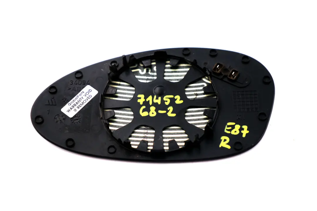 BMW E81 E87 E90 E91 Beheizter Rechter Außenspiegel Glas Weitwinkel - SKU 7145268-2 - Teilenummer 7145268