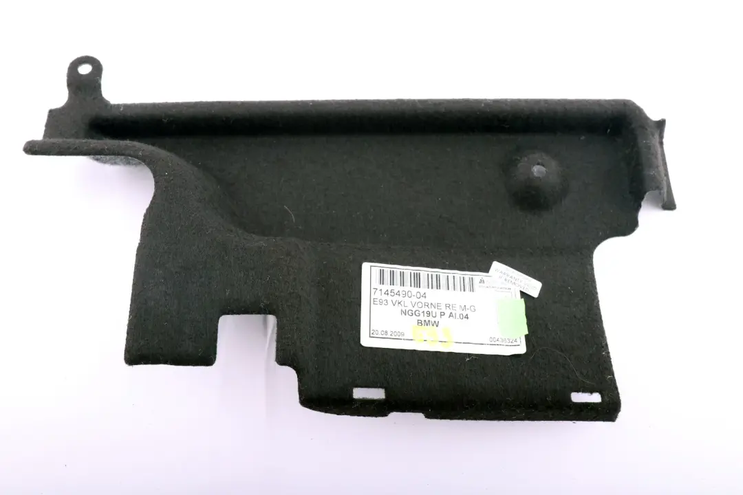 BMW 3 Reihe E93 E93N LCI Verkleidung Gepäckraum vorne rechts - SKU 7145490 - Teilenummer 7145490