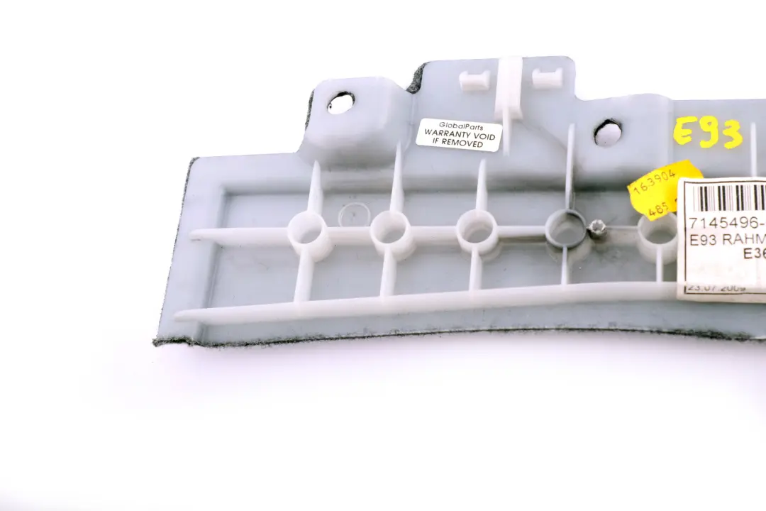 E93N LCI Tronco Marco Pieza Panel para BMW E93 con número de pieza 7145496 BMW E93 E93N LCI Tronco Marco Pieza Panel - SKU 7145496 - Número de pieza 7145496