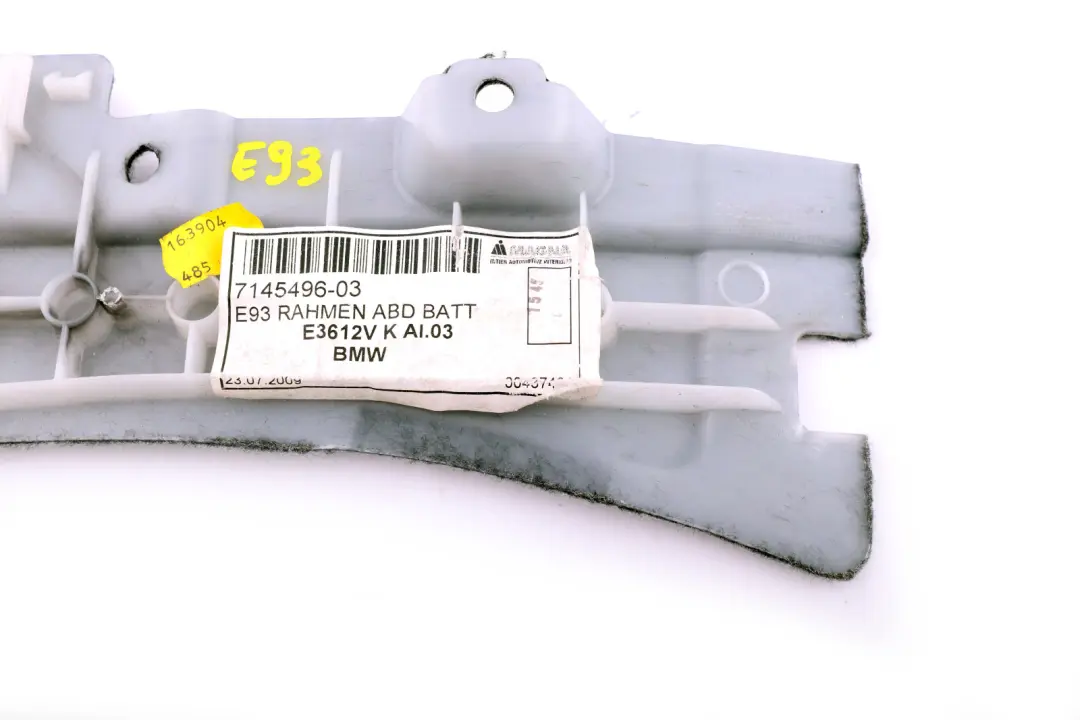 E93N LCI Trunk Trim Frame Piece Panel to BMW 3 Series E93 with Part number 7145496 BMW 3 Series E93 E93N LCI Trunk Trim Frame Piece Panel - SKU 7145496 - Part number 7145496