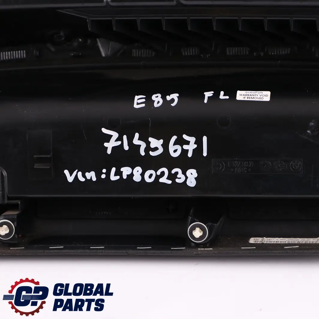 BMW Z4 Series E85 E86 Front Left N/S Door Card Trim Panel Leather Black Red - SKU 7145671 - Part number 7145671