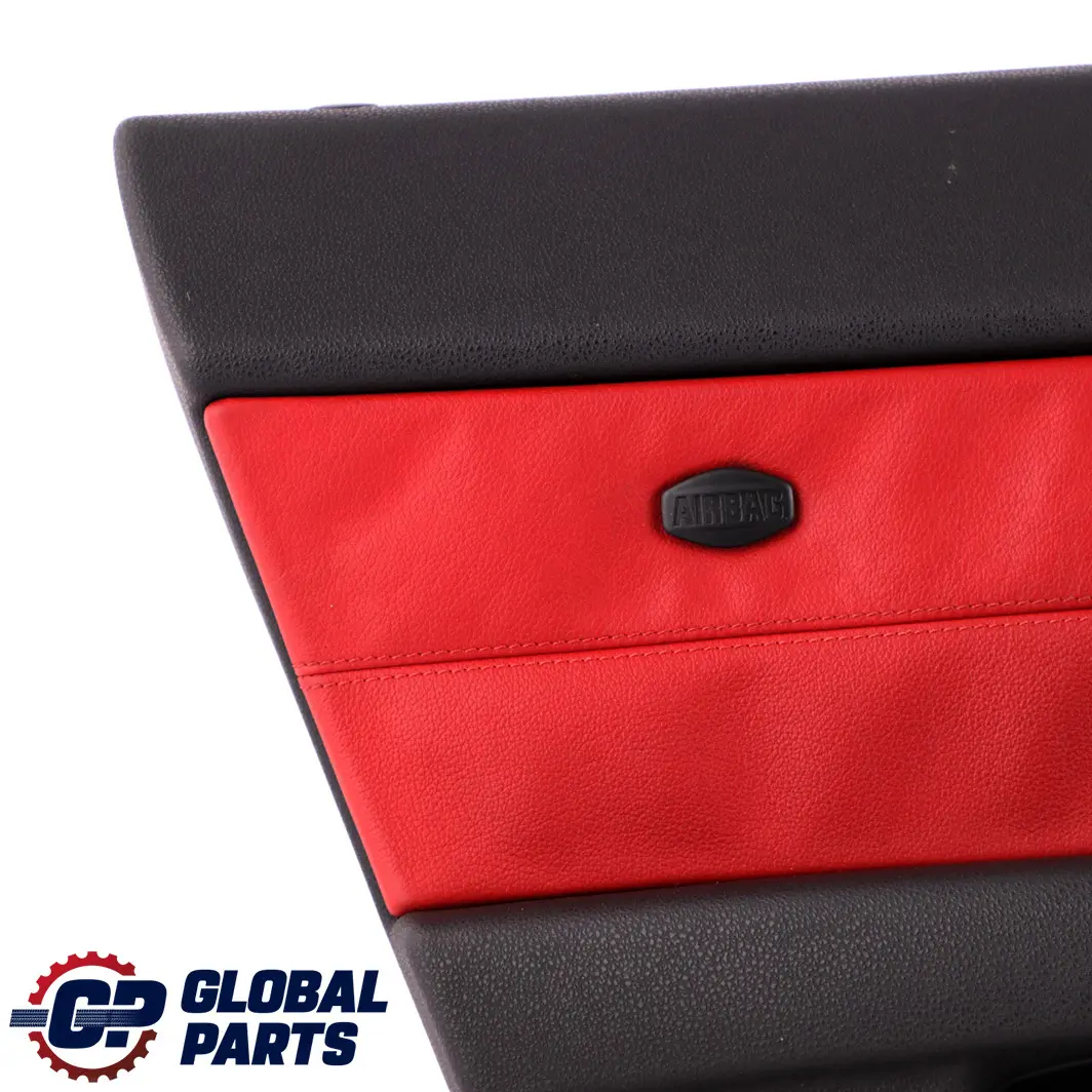 Front Left N/S Door Card Trim Panel Leather Black Red to BMW Z4 Series E85 E86 with Part number 7145671 BMW Z4 Series E85 E86 Front Left N/S Door Card Trim Panel Leather Black Red - SKU 7145671 - Part number 7145671