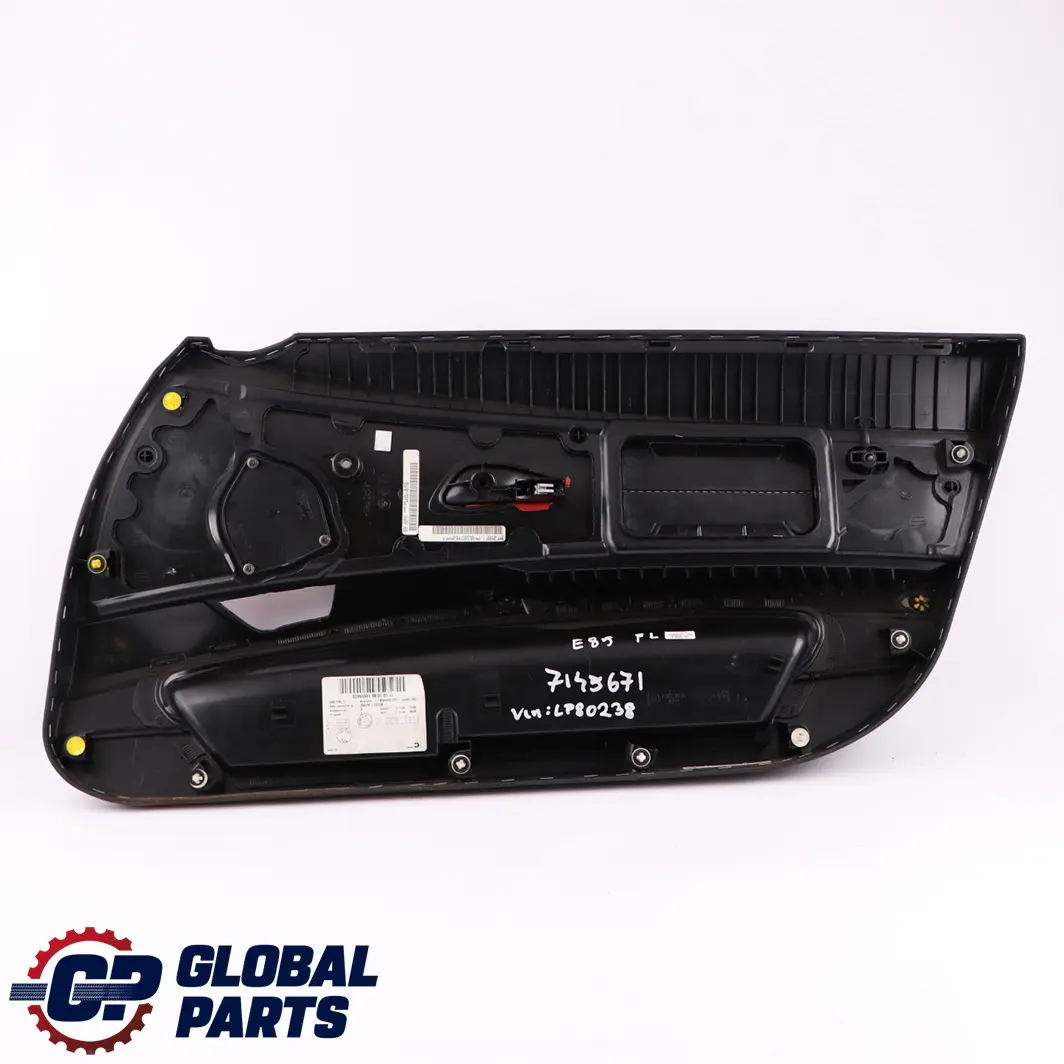 Front Left N/S Door Card Trim Panel Leather Black Red to BMW Z4 Series E85 E86 with Part number 7145671 BMW Z4 Series E85 E86 Front Left N/S Door Card Trim Panel Leather Black Red - SKU 7145671 - Part number 7145671