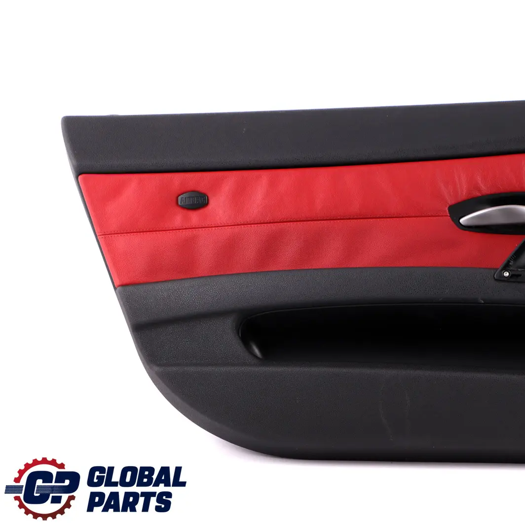 Front Left N/S Door Card Trim Panel Leather Black Red to BMW Z4 Series E85 E86 with Part number 7145671 BMW Z4 Series E85 E86 Front Left N/S Door Card Trim Panel Leather Black Red - SKU 7145671 - Part number 7145671