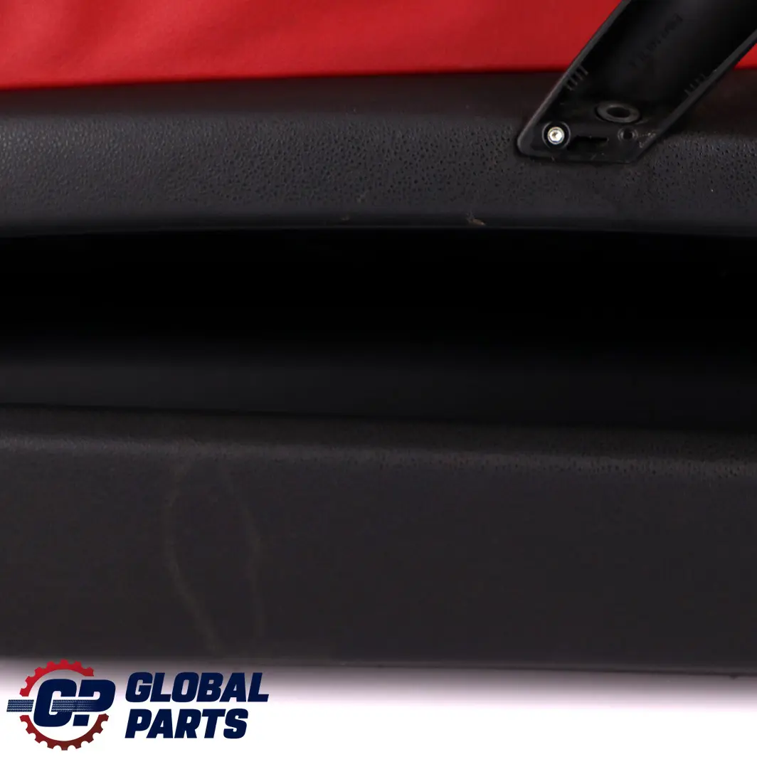 BMW Z4 Series E85 E86 Front Left N/S Door Card Trim Panel Leather Black Red - SKU 7145671 - Part number 7145671