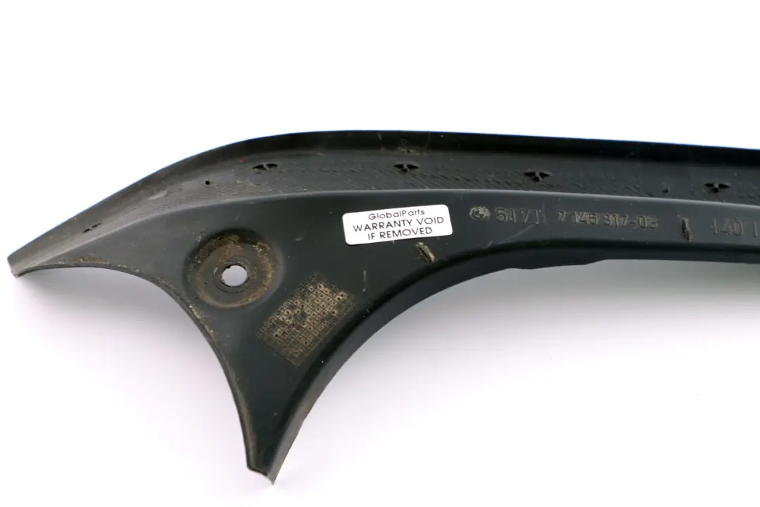 Left N/S Water Channel Cover Rear Boot Trim Duct to BMW 7 Series E65 E66 E67 with Part number 7145817 BMW 7 Series E65 E66 E67 Left N/S Water Channel Cover Rear Boot Trim Duct - SKU 7145817 - Part number 7145817