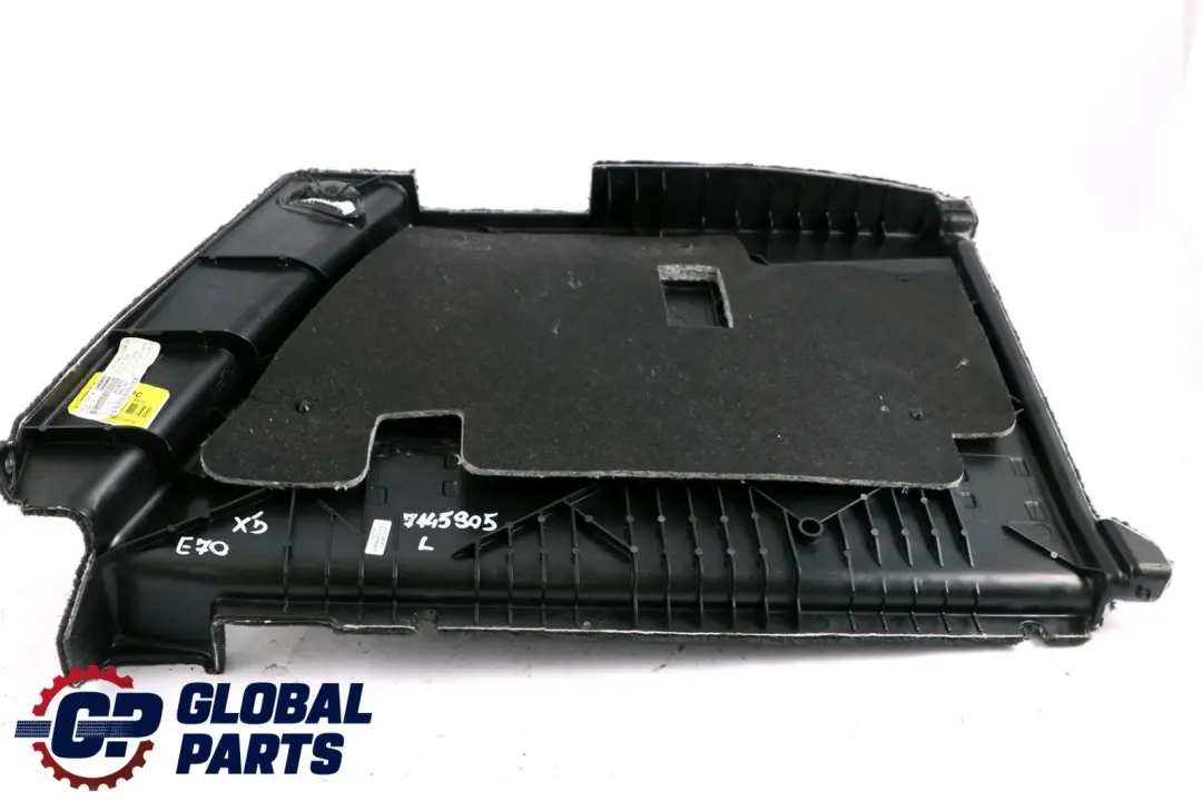 Boot Trunk Trim Side Panel Left N/S Luggage Black to BMW X5 Series E70 with Part number 7145905 BMW X5 Series E70 Boot Trunk Trim Side Panel Left N/S Luggage Black - SKU 7145905 - Part number 7145905