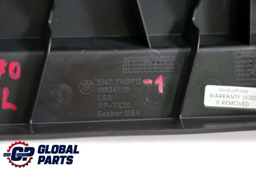 BMW X5 er E70 1 Unterlage Einlegeboden Links - SKU 7145913-1 - Teilenummer 7145913
