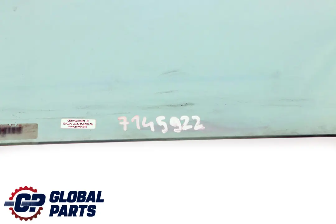 Cristal Puerta Delantera Derecha Verde AS2 para BMW E93 con número de pieza 7145922 BMW E93 Cristal Puerta Delantera Derecha Verde AS2 - SKU 7145922 - Número de pieza 7145922