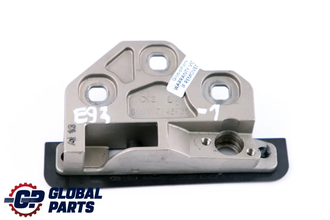 Piastra Base Coperchio Incernierato SX per BMW E93 Cabrio con numero di parte 7145935 BMW E93 Cabrio Piastra Base Coperchio Incernierato SX - SKU 7145935-1 - Numero di parte 7145935