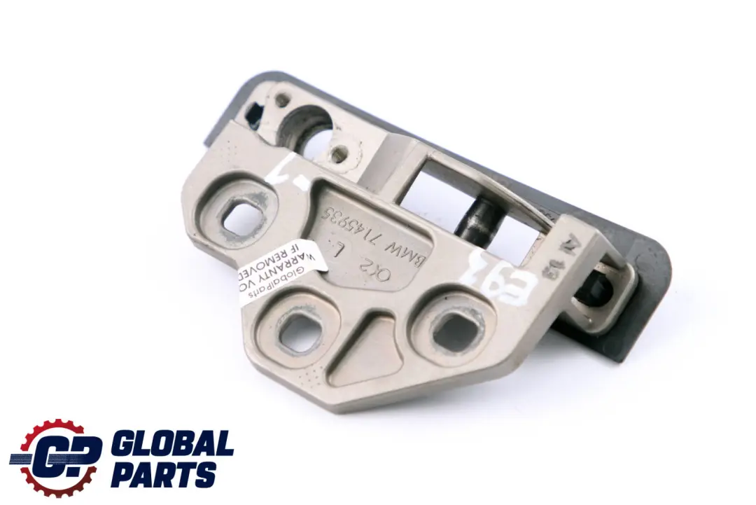 Piastra Base Coperchio Incernierato SX per BMW E93 Cabrio con numero di parte 7145935 BMW E93 Cabrio Piastra Base Coperchio Incernierato SX - SKU 7145935-1 - Numero di parte 7145935