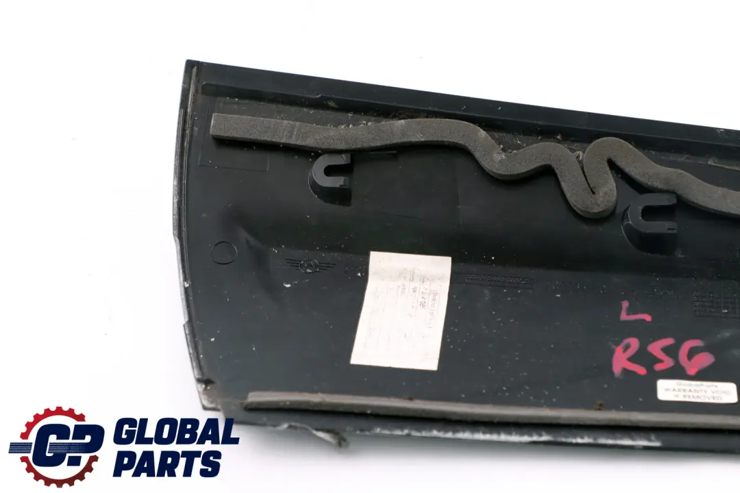 Trim Cover Column C Left N/S Black 5113 to BMW Mini Cooper R56 with Part number 7146101 BMW Mini Cooper R56 Trim Cover Column C Left N/S Black 5113 - SKU 7146101 - Part number 7146101