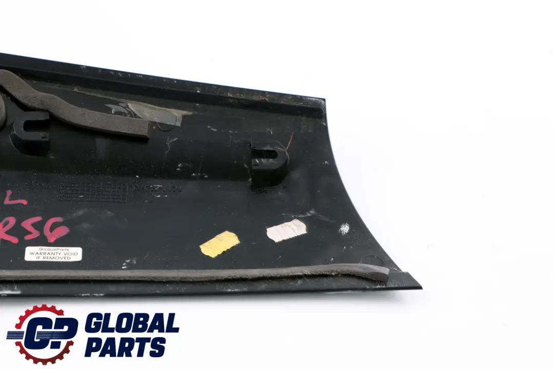 Trim Cover Column C Left N/S Black 5113 to BMW Mini Cooper R56 with Part number 7146101 BMW Mini Cooper R56 Trim Cover Column C Left N/S Black 5113 - SKU 7146101 - Part number 7146101