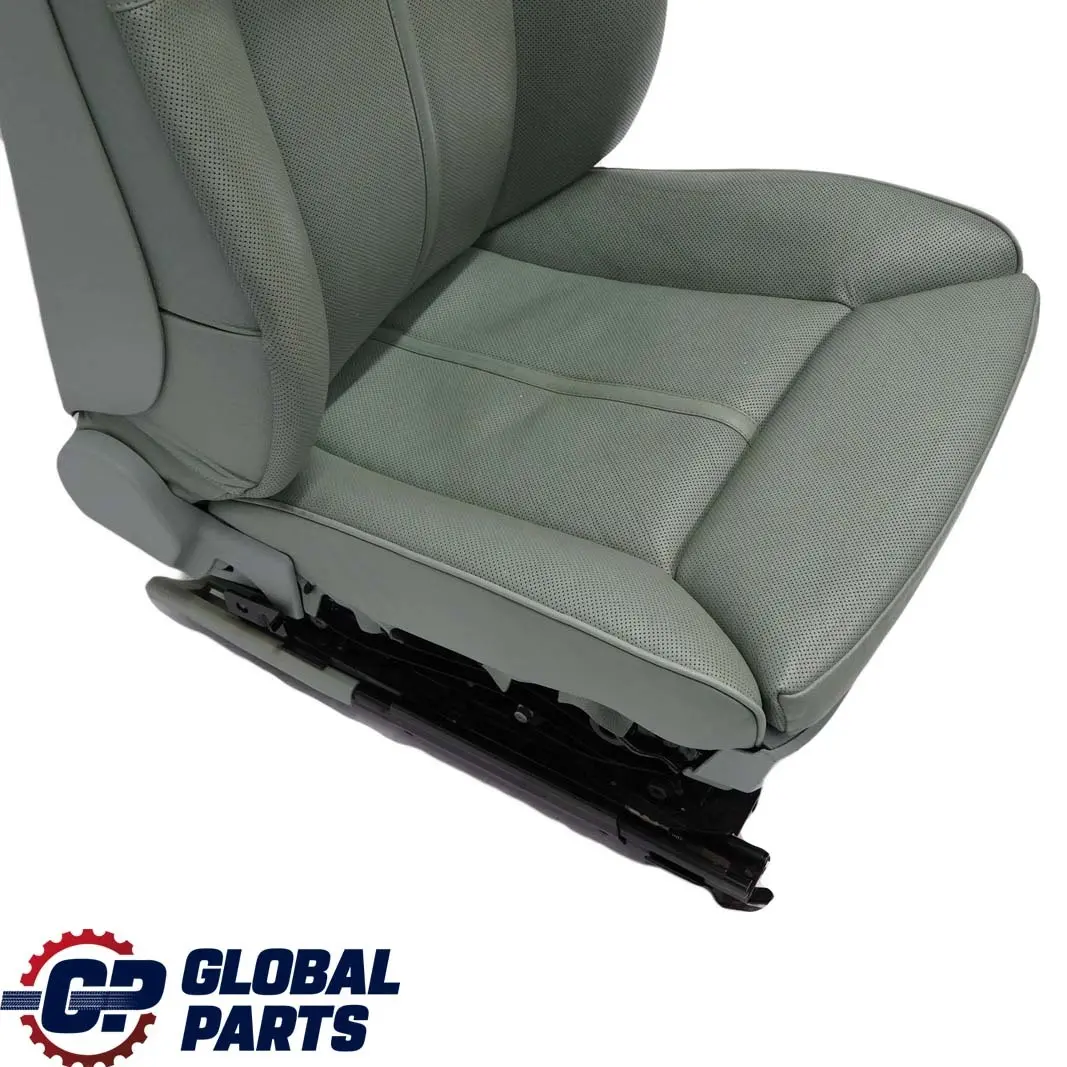 BMW 7 Series E65 Heated Stone Green Leather Front Left N/S Climate Comfort Seat - SKU 7146145-1 - Part number 7146145