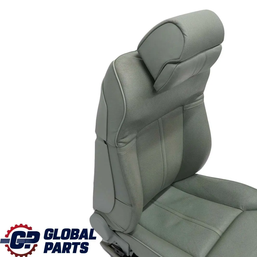 BMW 7 Series E65 Heated Stone Green Leather Front Left N/S Climate Comfort Seat - SKU 7146145-1 - Part number 7146145