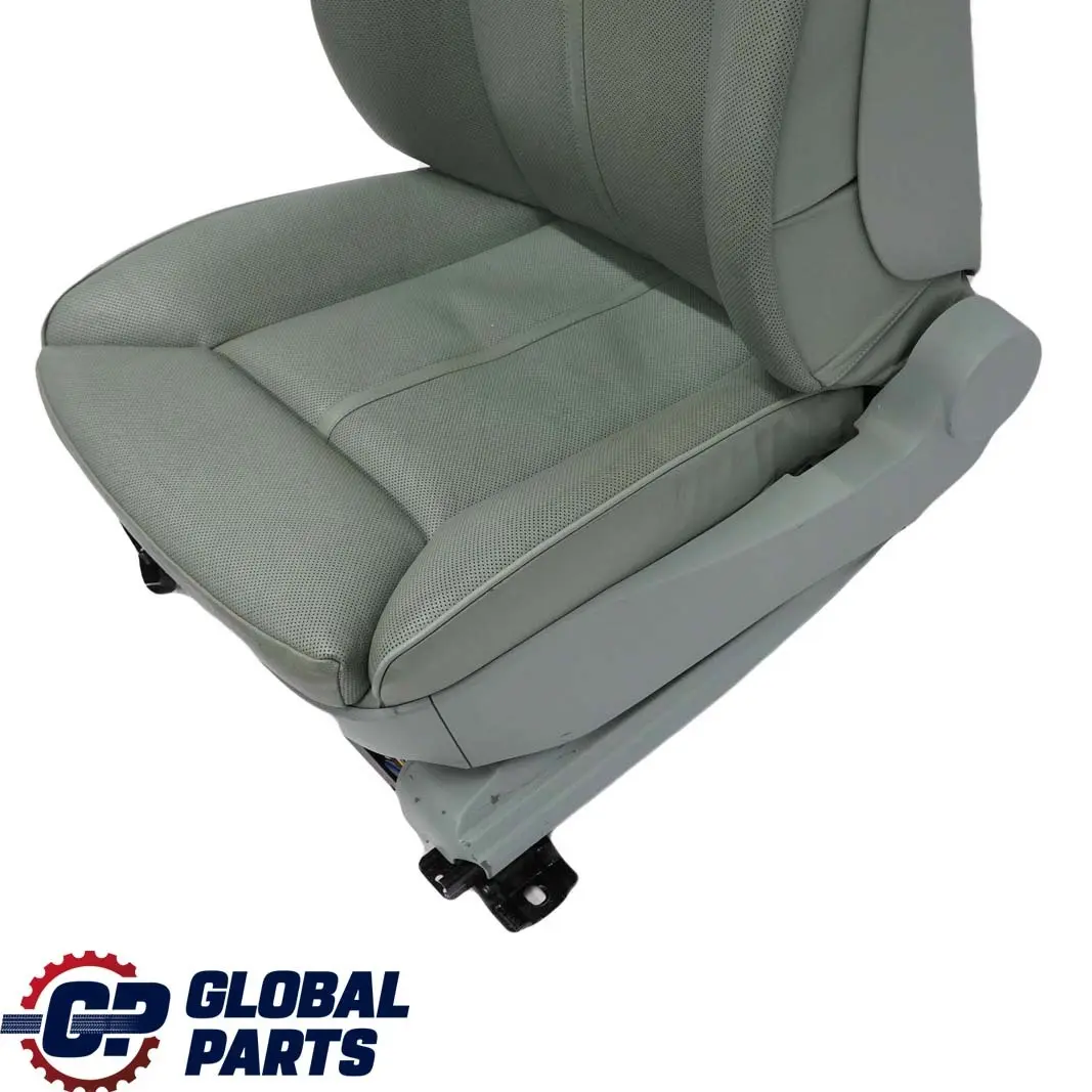 Heated Stone Green Leather Front Left N/S Climate Comfort Seat to BMW 7 Series E65 with Part number 7146145 BMW 7 Series E65 Heated Stone Green Leather Front Left N/S Climate Comfort Seat - SKU 7146145-1 - Part number 7146145