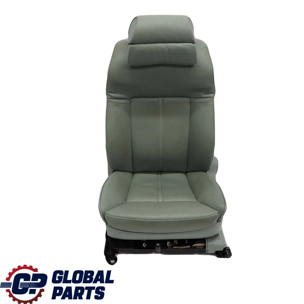 Heated Stone Green Leather Front Left N/S Climate Comfort Seat to BMW 7 Series E65 with Part number 7146145 BMW 7 Series E65 Heated Stone Green Leather Front Left N/S Climate Comfort Seat - SKU 7146145-1 - Part number 7146145