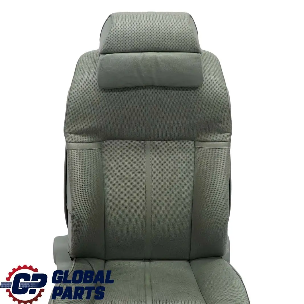 Heated Stone Green Leather Front Right O/S Climate Comfort Seat to BMW 7 E65 with Part number 7146145 BMW 7 E65 Heated Stone Green Leather Front Right O/S Climate Comfort Seat - SKU 7146145 - Part number 7146145