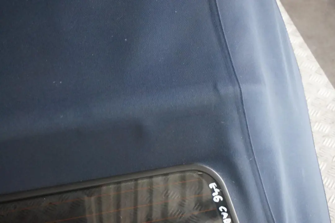Complete Folding Soft Top Roof Dunkelblau Dark Blue to BMW 3 E46 Convertible with Part number 7146360 BMW 3 E46 Convertible Complete Folding Soft Top Roof Dunkelblau Dark Blue - SKU 7146360 - Part number 7146360