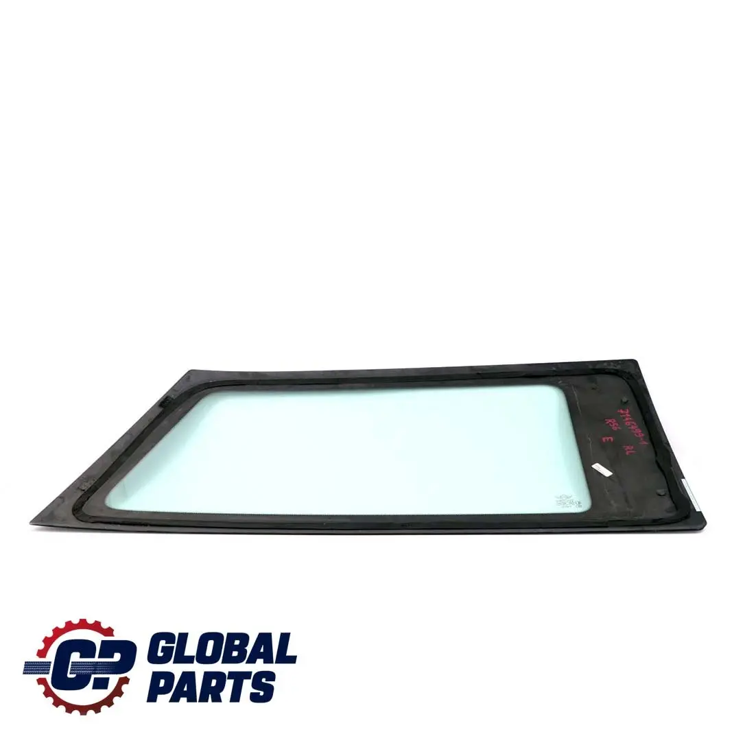 Quarter Side Window Glass Green Rear Left N/S AS2 Glazing to Mini R56 with Part number 7146499 Mini R56 Quarter Side Window Glass Green Rear Left N/S AS2 Glazing - SKU 7146499-1 - Part number 7146499