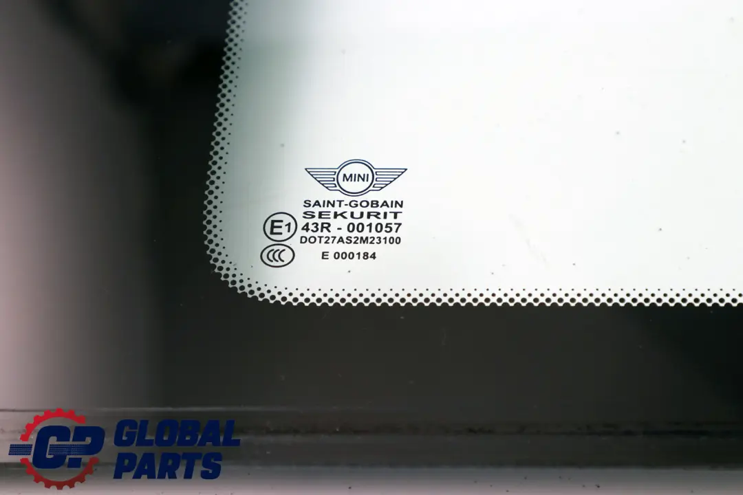 Mini Cooper One R56 R56N Quarter Side Window Glass Green Rear Left N/S - SKU 7146499 - Part number 7146499