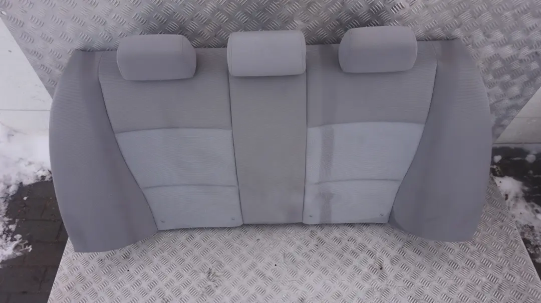 BMW 3 er E90 Sitz Hinten Lehne Hintensitz Bezug Stoff Grau - SKU 7146801-1 - Teilenummer 7146801