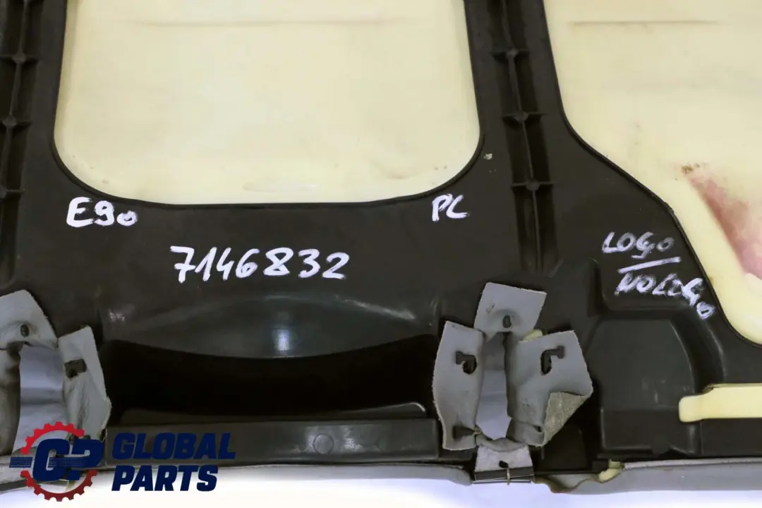 BMW 3 Reihe E90 Rücksitz Hinten Sitz Bezug Leder Dakota Grau - SKU 7146832 - Teilenummer 7146832