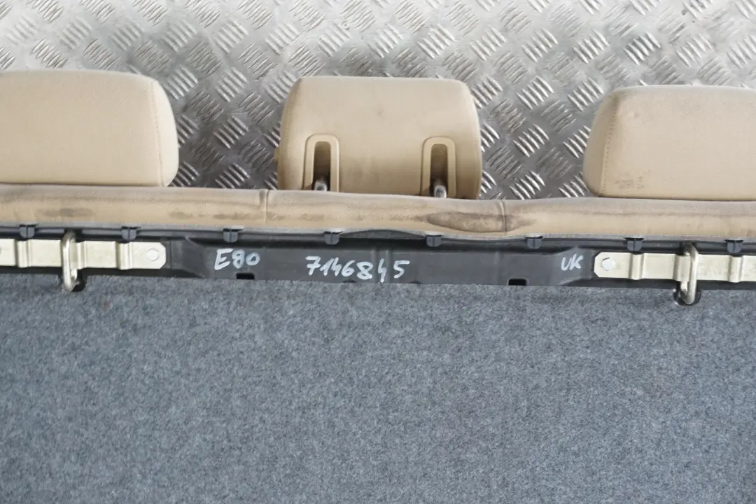 Backrest Rear Seat Couch Cloth Stoff Fluid Beige to BMW 3 Series E90 Cover with Part number 7146845 BMW 3 Series E90 Cover Backrest Rear Seat Couch Cloth Stoff Fluid Beige - SKU 7146845 - Part number 7146845