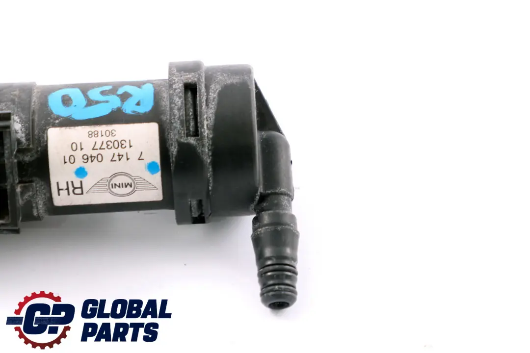 Right O/S Side High Pressure Jet Washer Headlight to Mini R50 R53 with Part number 7147046 Mini R50 R53 Right O/S Side High Pressure Jet Washer Headlight - SKU 7147046 - Part number 7147046